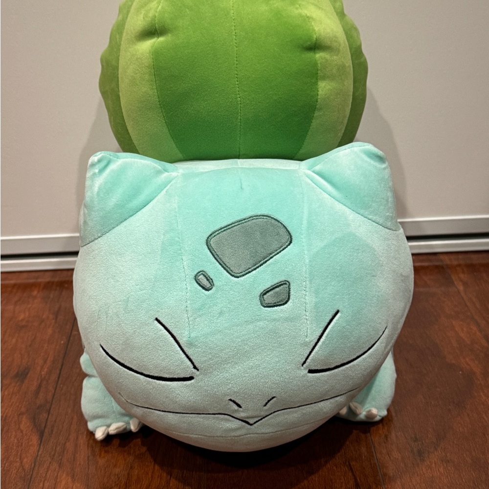 Pokemon Sleeping Bulbasaur Plushie 18”